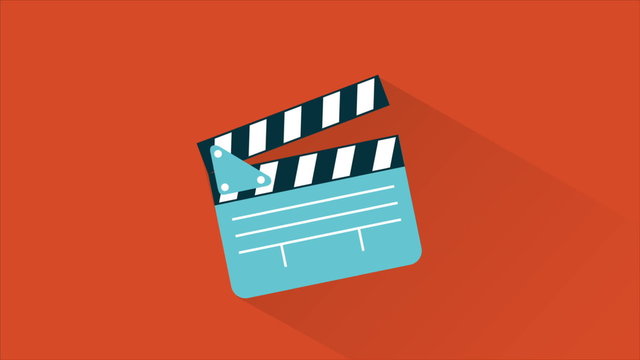 Film board on movement, Animation Design, HD 1080