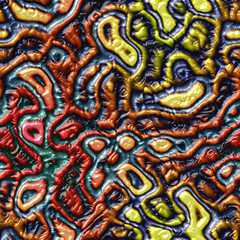 Alien skin organic seamless generated hires texture