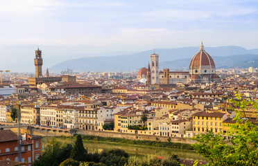Fototapeta na wymiar Sunset view of Florence, Tuscany, Italy
