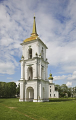 Obraz premium Cathedral hill in Kargopol. Belfry. Russia