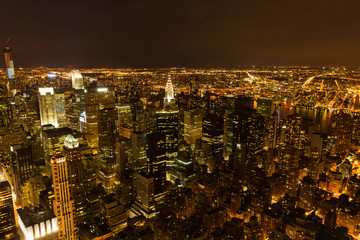 new york city manhattan at night