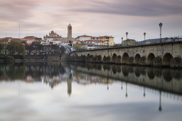 Obraz premium Por do Sol em Mirandela