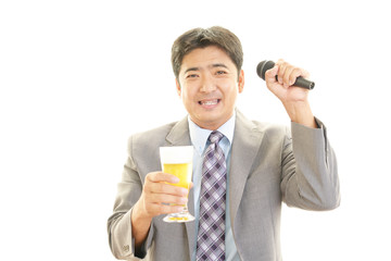 笑顔のビジネスマン