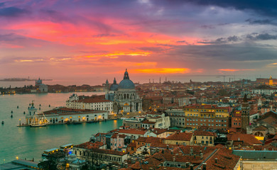 View of Basilica di Santa Maria della Salute,Venice, Italy