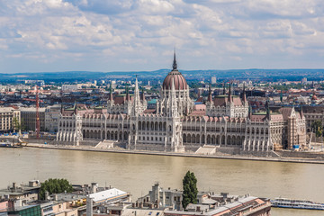 Fototapeta premium The building of the Parliament in Budapest, Hungary