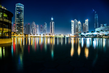 Fototapeta premium Dubai downtown. East, United Arab Emirates architecture