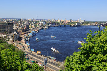 Obraz premium Panorama of Kiev, Ukraine.