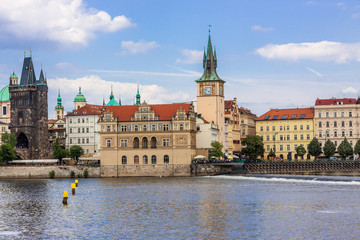 Karlov or Charles bridge in Prague