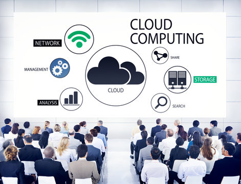 People in a Seminar About Cloud Computing