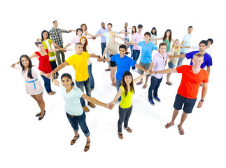 Obraz premium Group of People and Connection Concepts
