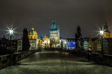 Obraz premium Karlov or charles bridge in Prague