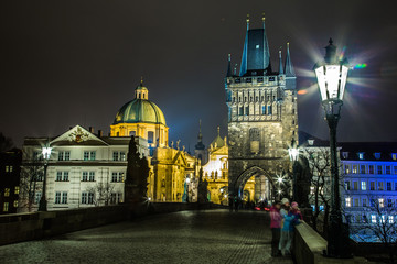 Karlov or charles bridge in Prague