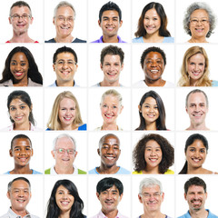 Large Group of Multi Ethnic Group