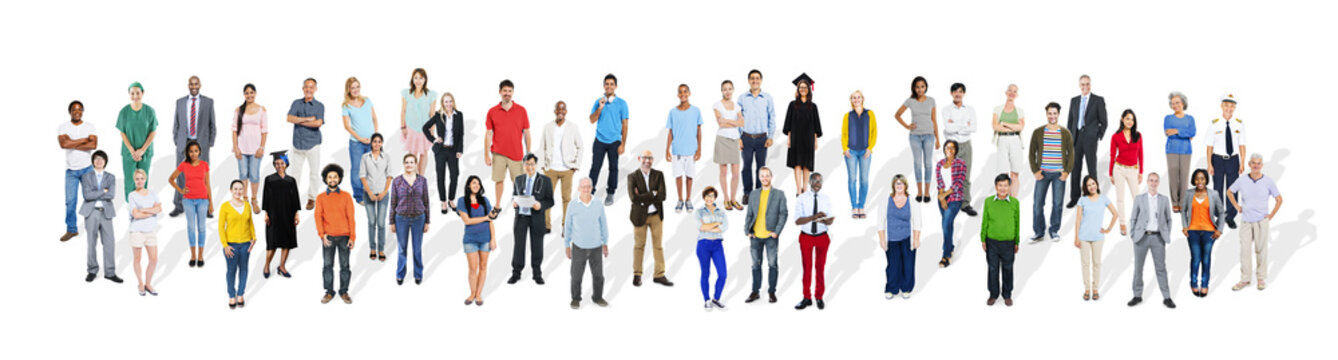 Diverse Multiethnic People with Different Jobs