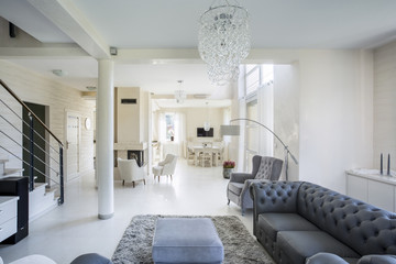 Interior of luxury apartment
