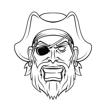 pirate Warrior vector illustration