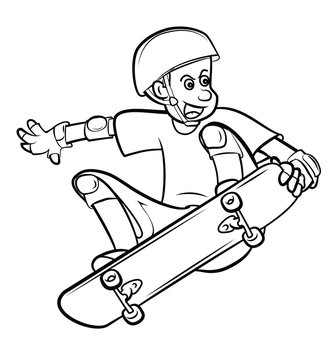 SkateBoard Player