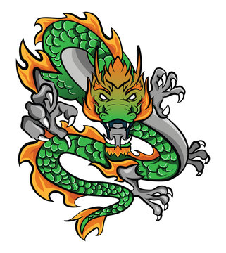 Dragon Vector Illustration