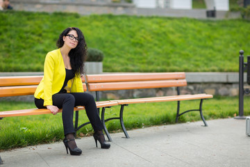 Portrait Of Young Smiling Beautiful Woman