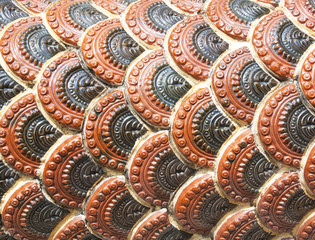 Scaly dragon background texture