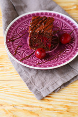 cherry chocolate pie