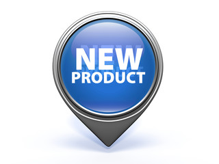 new product pointer icon on white background