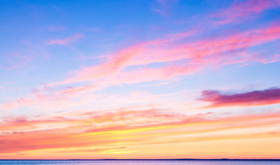 Obraz premium Sunset Paradise Night is Coming