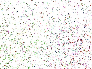 Fototapeten Confetti vliegt door de lucht © emieldelange