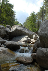 Torrent de la Restonica en Corse