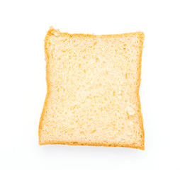 Bread isolated on white