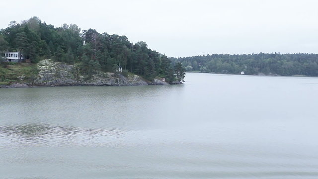 View sea islands Finland