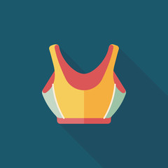 swimming suit flat icon with long shadow,eps10