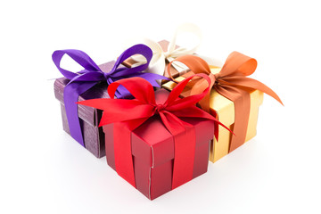 Gift box isolated on white background