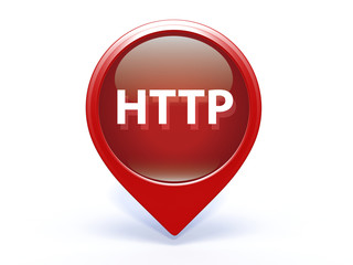 http pointer icon on white background