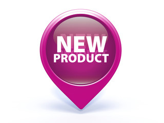 new product pointer icon on white background