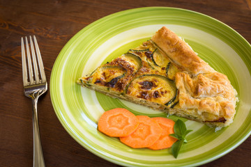 Tortino salato con zucchine