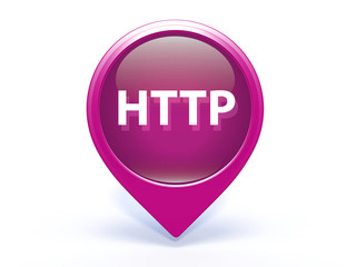 http pointer icon on white background