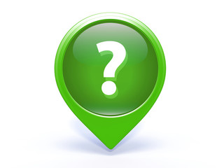 information pointer icon on white background