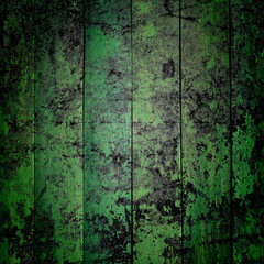 green grunge background textured on concrete wall