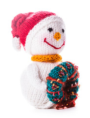 Knitted snowman