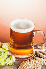 Glass of beer