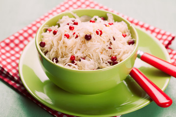 sauerkraut with cranberry