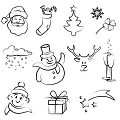 Doodle Set - Weihnachten