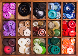Colorful buttons