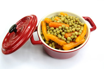 petits pois et carottes