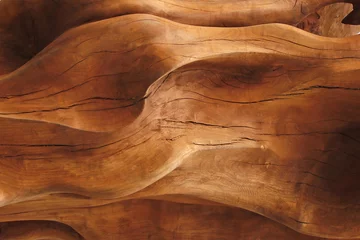 Fotobehang Close-up van houtstructuur © nonpareil