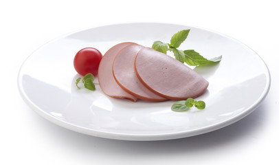 Cooked sausage