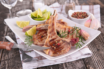 grilled lamb