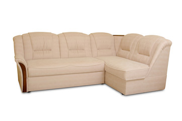sofa on white