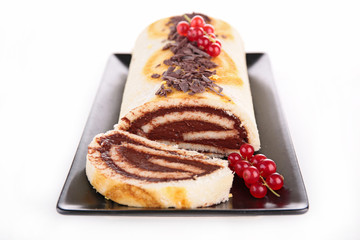 chocolate roll cake